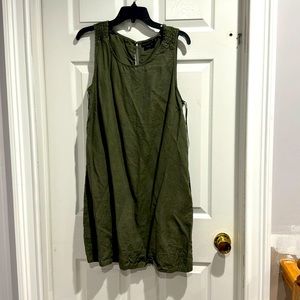 Tahari Linen Shift Dress